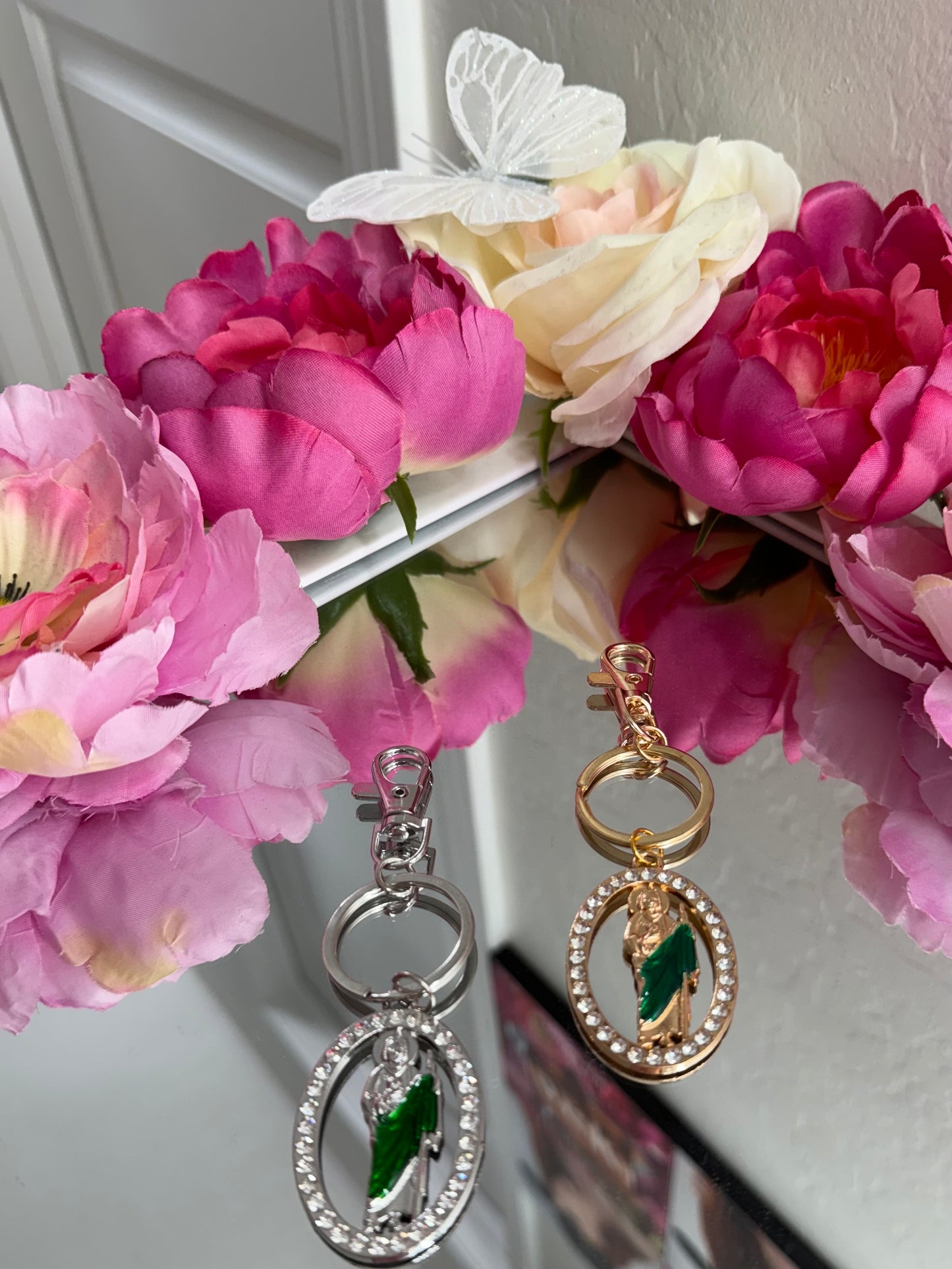 SANJUDITAS KEY CHAIN - SILVER