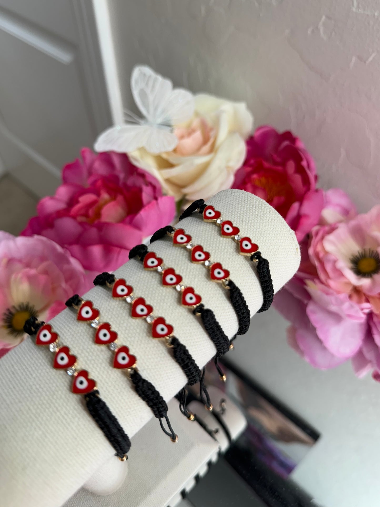 Evil Eye Heart Bracelet