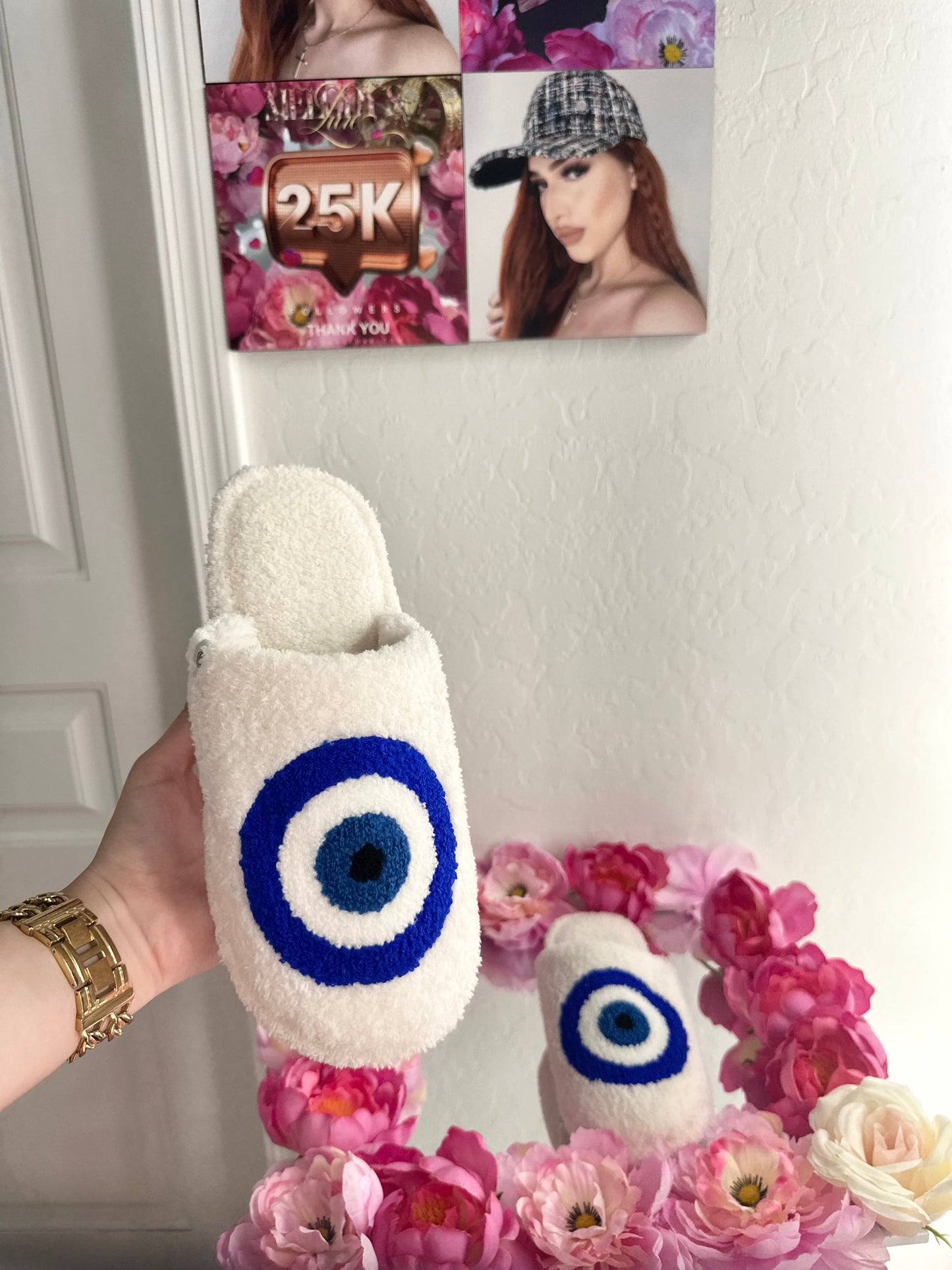 EVIL EYE SLIPPERS