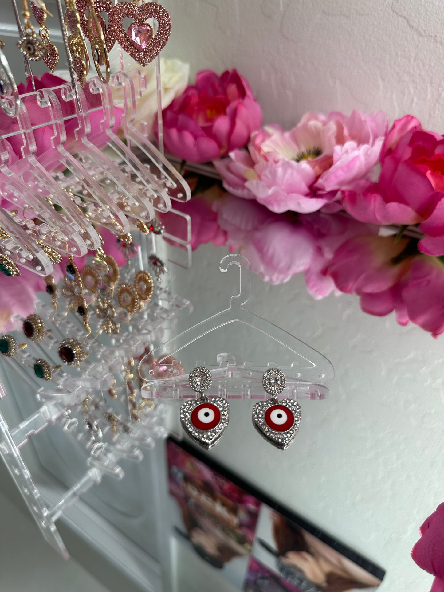 Lauren Earrings - (S) Red