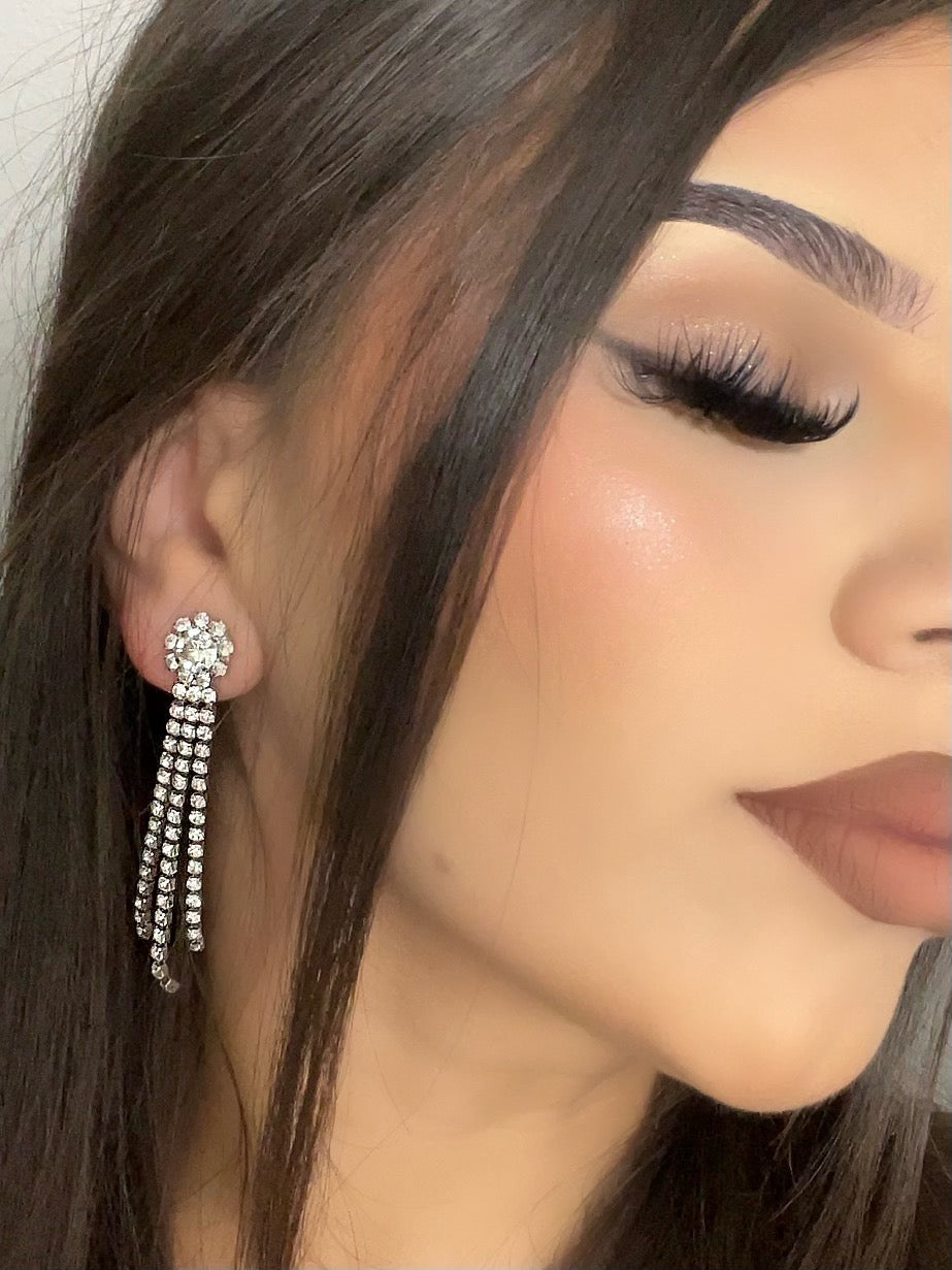 Melissa Earrings -Silver