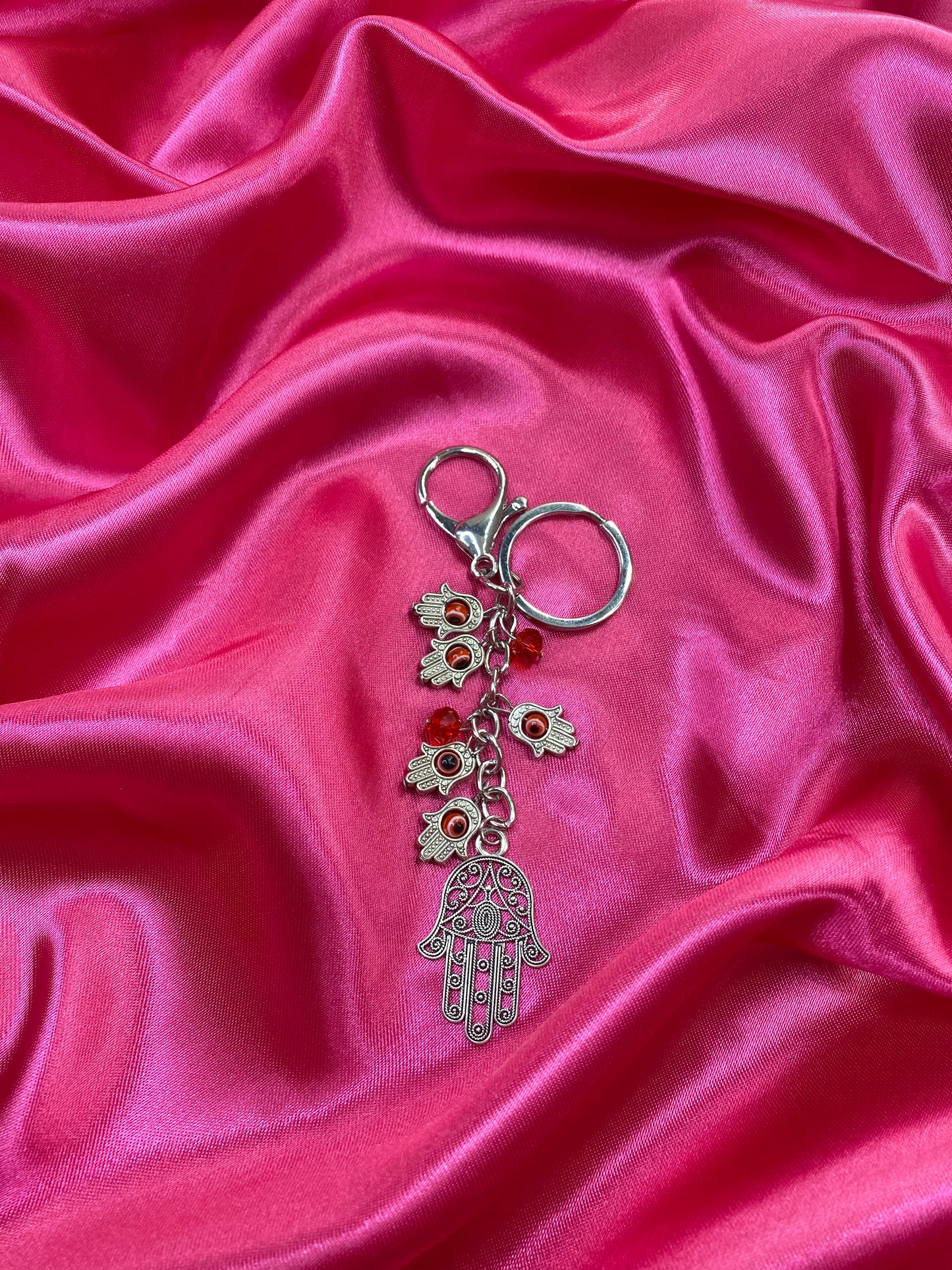 HAMSA KEY CHAIN - RED