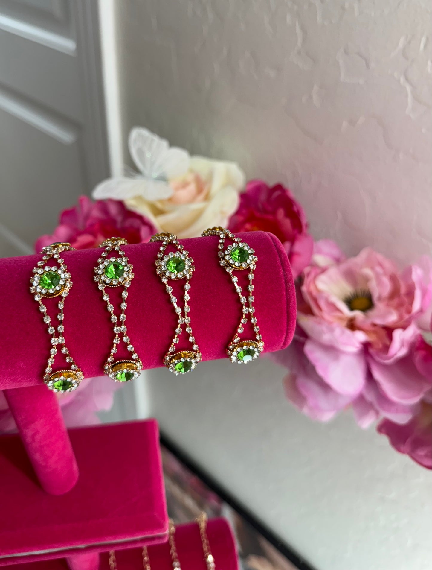 Anabel Diamond Bracelet - Green