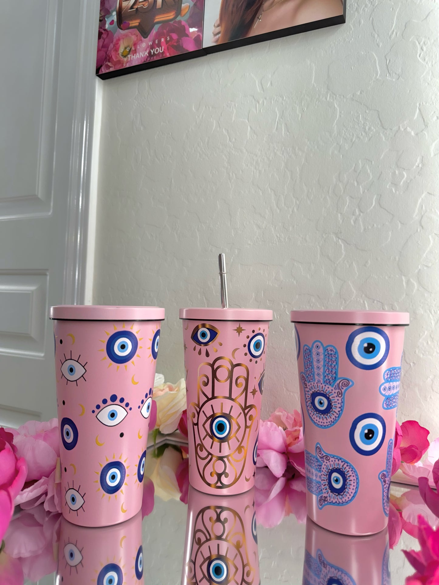 EVIL EYE CUP TUMBLER